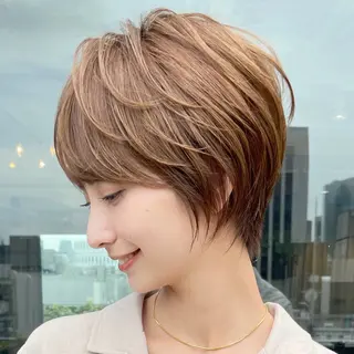 ショート ✨大人ショート専門 カットモデル/銀座のヘアスタイル