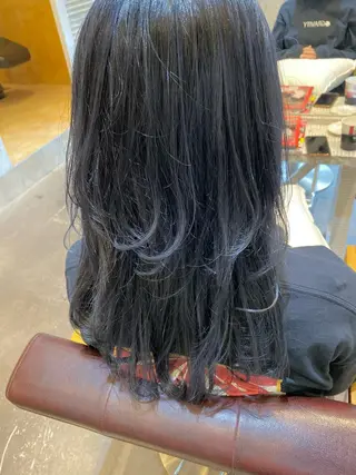 ロング カラー 塚本 昂のヘアスタイル