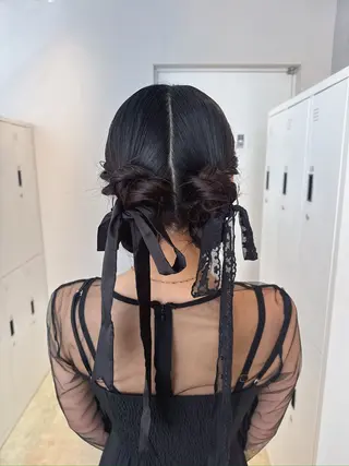 ヘアアレンジ 透明感カラー✨艶髪 制作🌱山根あゆみのヘアスタイル