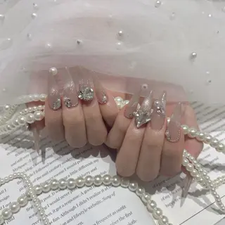 ネイル yuma🧸♡ 韓国ワンホンネイルのネイルデザイン