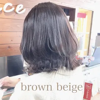 ミディアム レイヤー/艶髪カラー 森本くるみのヘアスタイル