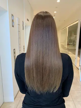 ロング カット講師 久保匠のヘアスタイル