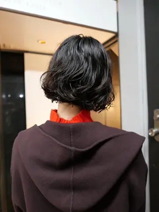 ショート カラー パーマ 🌿ボブ パーマ高橋啓太🌿のヘアスタイル