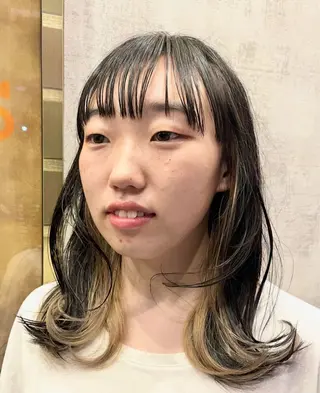 ミディアム 浅海 和孝のヘアスタイル