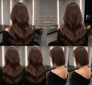 ロング カラー 💙レイヤー縮毛矯正 大宮/虎白💙のヘアスタイル