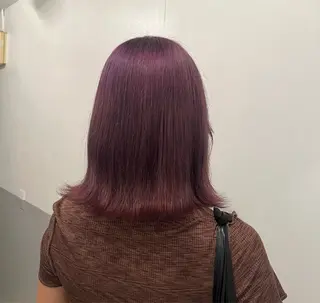 カラー 透明感カラー×艶髪 🍒Mihoのヘアスタイル