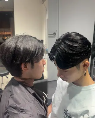 パーマ メンズ メンズ縮毛矯正 ulus高森蓮のヘアスタイル
