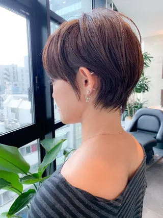 ショート カラー メンズ特化 TAKE高崎のヘアスタイル