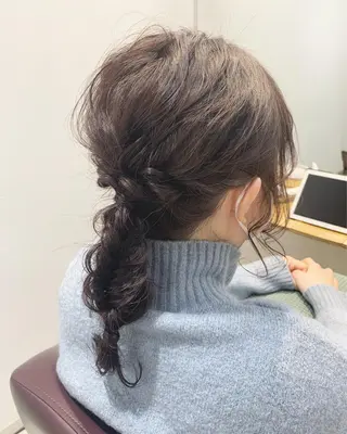 ミディアム ヘアアレンジ layer cut 店長/MIKUのその他イメージ
