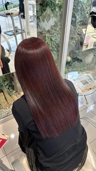 ロング 盛れる顔周り/髪質 改善/咲稀🩰🤍のヘアスタイル