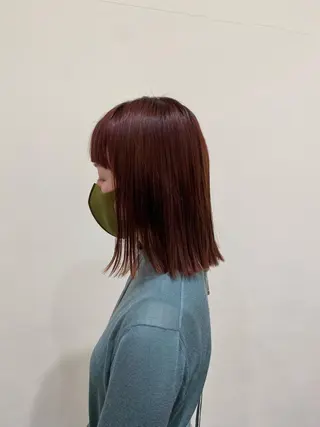 ミディアム カラー 美容室 LOAのヘアスタイル