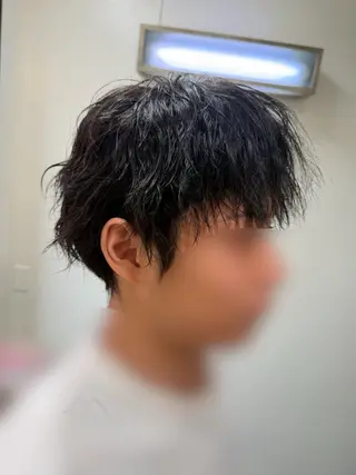 ショート パーマ メンズ 垢抜けメンズ特化✨ マキシ✨のヘアスタイル