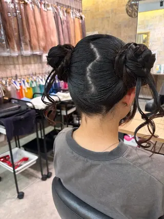 ロング ヘアアレンジ 前田 みのりのヘアスタイル