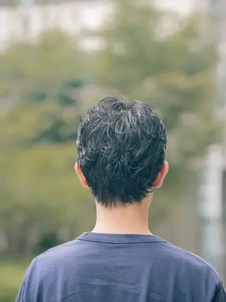 ショート カラー パーマ メンズ 🔗メンズサロン🔗 Kieのヘアスタイル