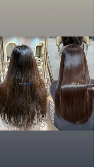 愛莉 /美髪縮毛矯正 /透明感カラー/仙台のヘアスタイル