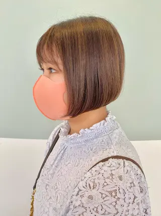 ショート カラー 髪質改善カラー /レイヤーカットのヘアスタイル
