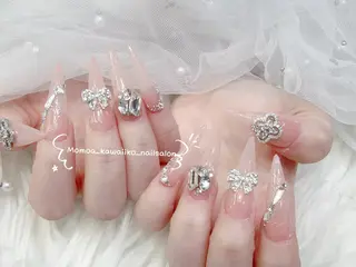 ネイル MoMoA Nail ネイル長さ出し専門店のネイルデザイン