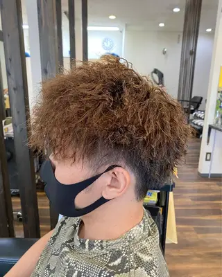 パーマ メンズ 堀 広夢のヘアスタイル