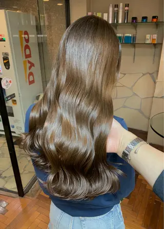 ロング カラー 矢野 晃平のヘアスタイル