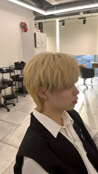 ミディアム カラー パーマ メンズ 🏆メンズヘア特化 🥇代表りんぺーのヘアスタイル