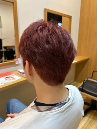 ショート カラー メンズ 佐藤 かののヘアスタイル