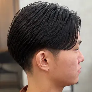 メンズ シースルーマッシュ 🍒毛流れ🖤アヤネのヘアスタイル