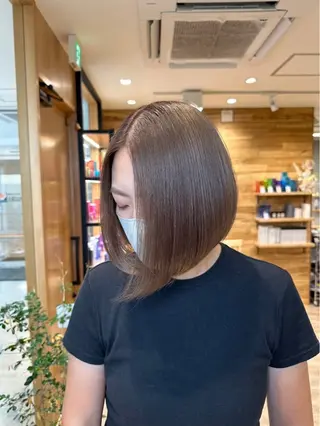 ショート カラー 永石 優翔のヘアスタイル