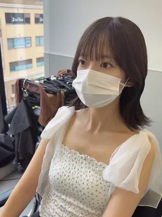 ミディアム カラー 韓国ヘア🇰🇷 スズキのヘアスタイル