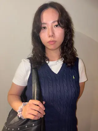 ミディアム siki hinaのヘアスタイル