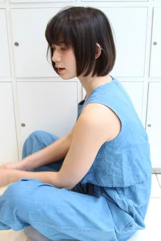 ショート カラー 髪質改善カラー ショートボブ専門のヘアスタイル