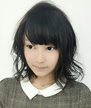 ミディアム パーマ 畑中秀平💛艶髪💜 Babylon 代表のヘアスタイル