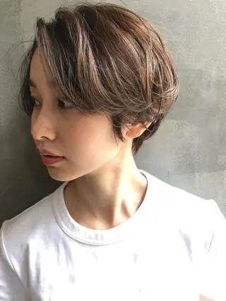 ショート 七尾 彰観のヘアスタイル