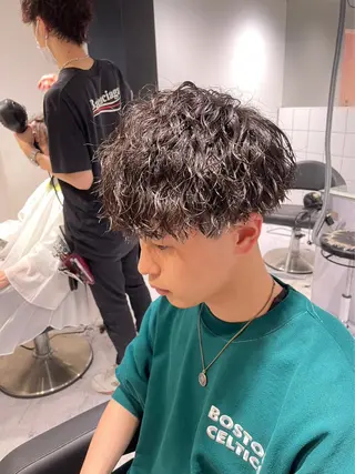ショート パーマ メンズ ⚡️お値段以上⚡️ RYUKIのヘアスタイル