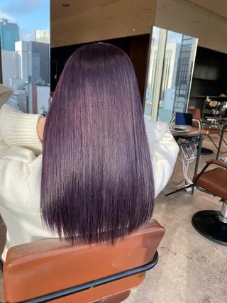 カラー 顔まわりの神様✨ 透明感カラー藤嶋秀幸のヘアスタイル