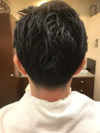 ショート メンズ 牧野 優太のヘアスタイル