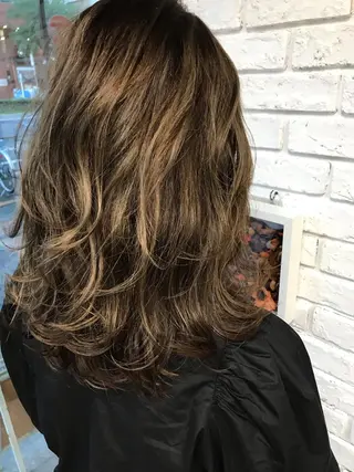カラー 日比 貴大/ minim hairのヘアスタイル