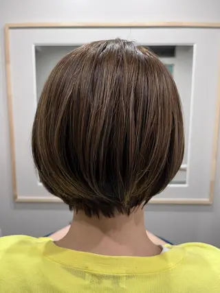ショート カラー liL hair サトウリョウタのヘアスタイル