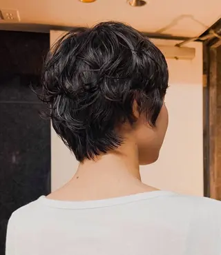 ショート 🦢パーマモデル 様募集中🦢AI🫧のヘアスタイル