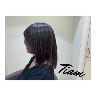 ミディアム 藤原 健人のヘアスタイル