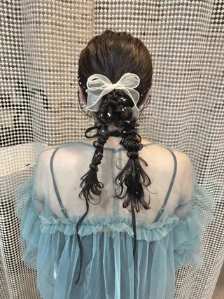 ロング rinrin 天文館のヘアスタイル