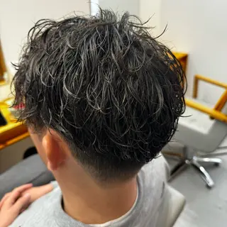 ショート パーマ メンズ c& ちはるのヘアスタイル