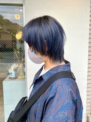 ショート Sabby氏川洸希 パーマのヘアスタイル