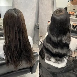 ロング カラー 透明感カラー🇰🇷 レイヤー✨桑原　研太のヘアスタイル