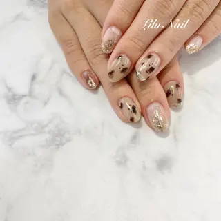 ネイル モチの良さ◉ フィルインネイル♡のネイルデザイン