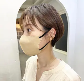ショート カラー Hareru 豊田 修廣のヘアスタイル