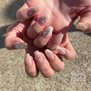 ミディアム ネイル SalonPrima 西院Nail&Eyeのネイルデザイン