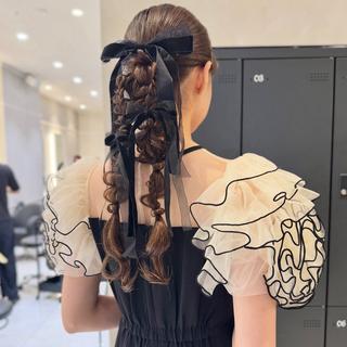 ロング 🎀梅田/ヘアセット /レイヤーカットのヘアスタイル