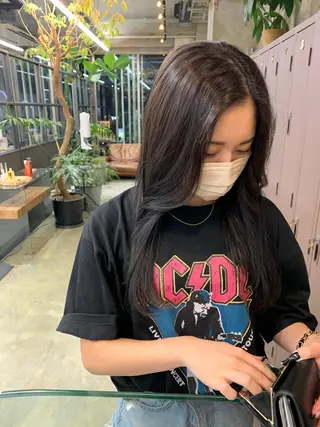 ロング カラー maho/垢抜け カラーパーマのヘアスタイル