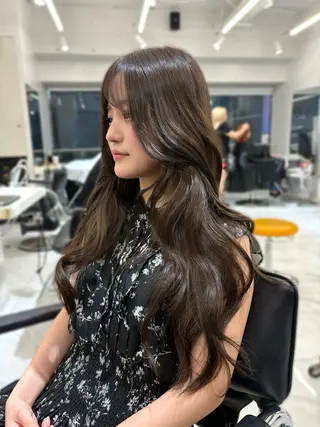 ロング カラー haruka /韓国レイヤーのヘアスタイル