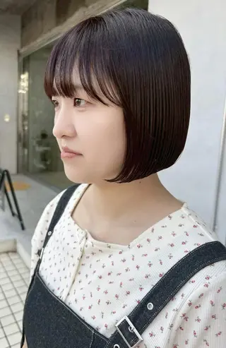 ショート カラー トレンドパーマ/ ボブ🌰くりーわのヘアスタイル